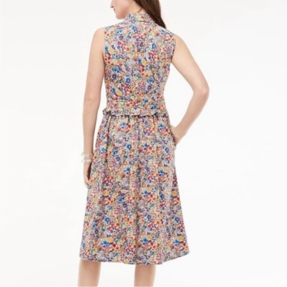 J. Crew Liberty of London Multicolor Floral Midi Dress - Picture 3 of 8